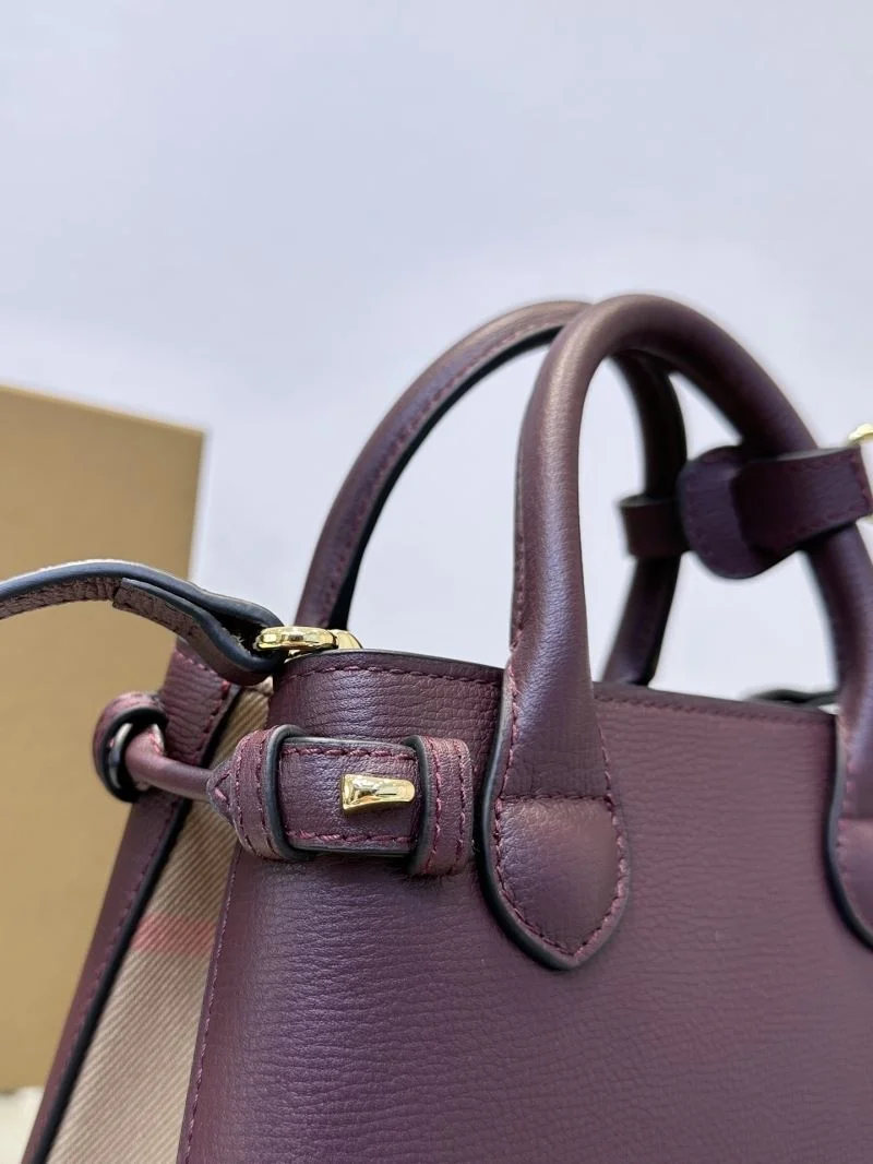 Functional Burberry Top Handle Bags 37818