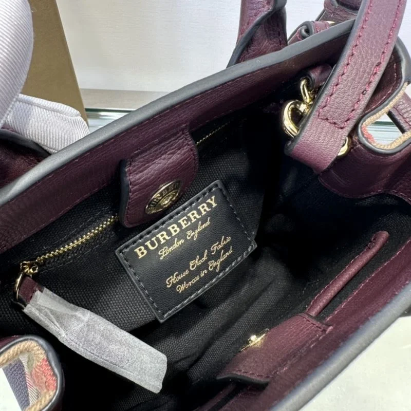 Functional Burberry Top Handle Bags 37818