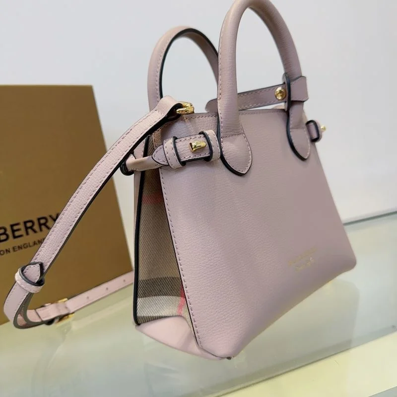Breathable Burberry Top Handle Bags 37813