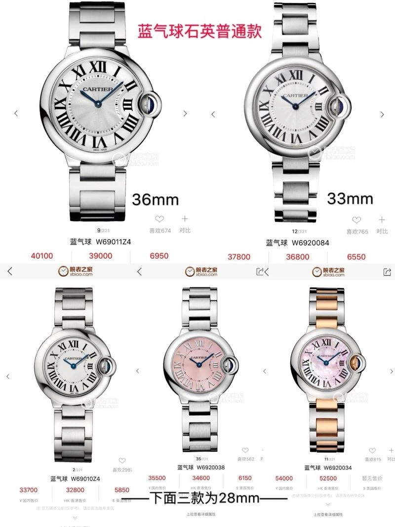 Seasonal CARTIER Watches 178820