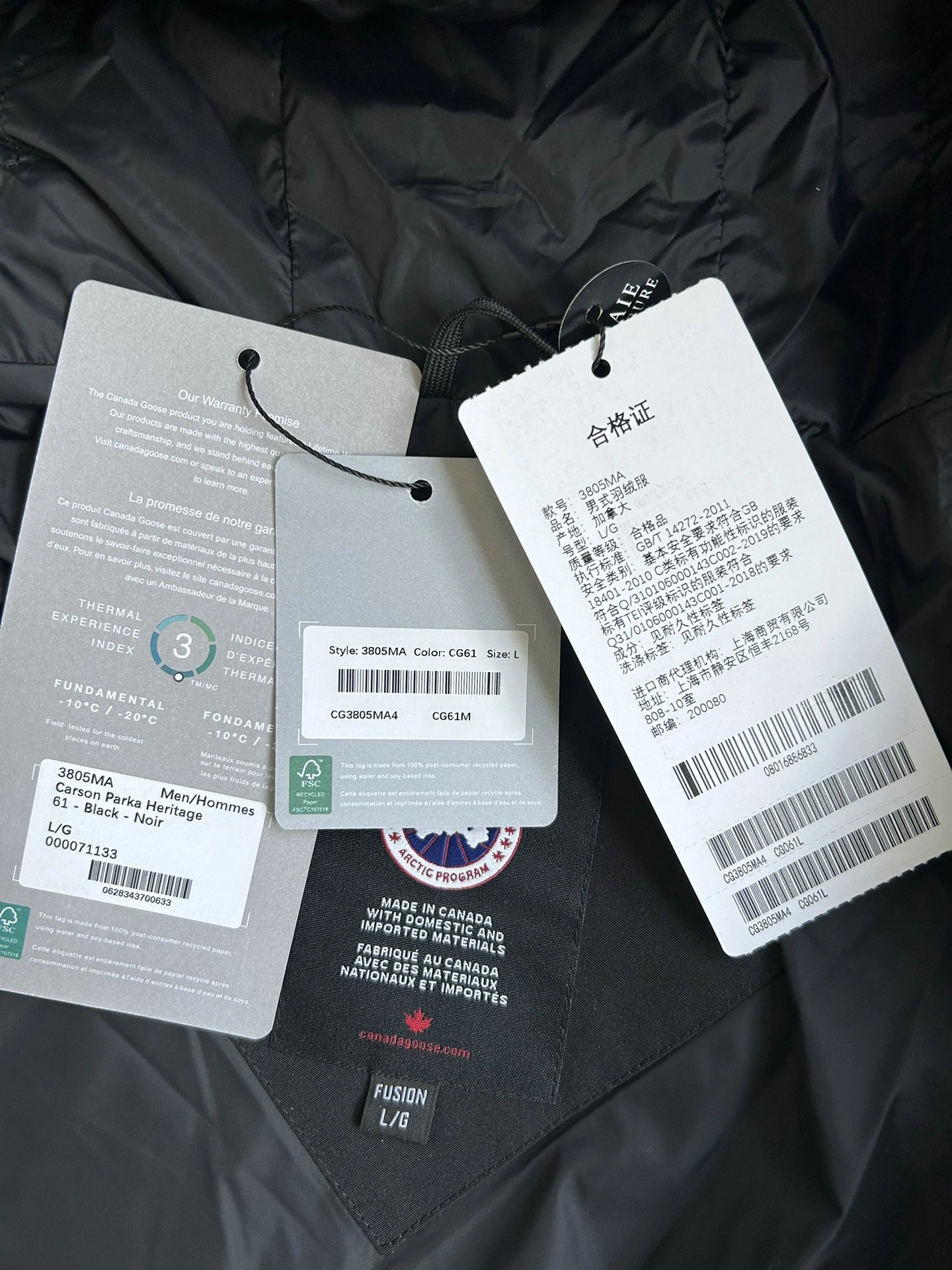 Durable Canada Goose Down Jackets 106623