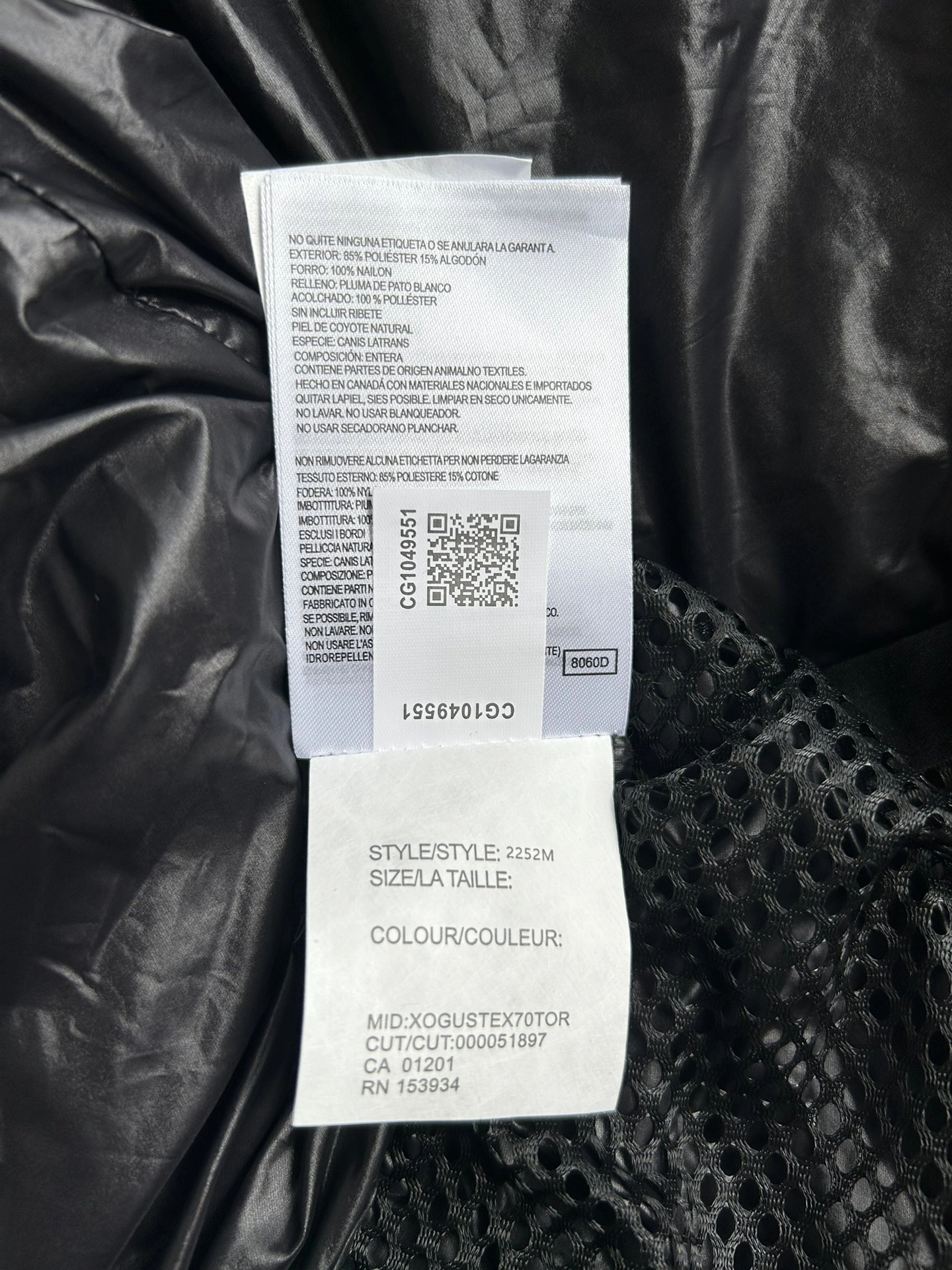 OdorResistant Canada Goose Down Jackets 106591