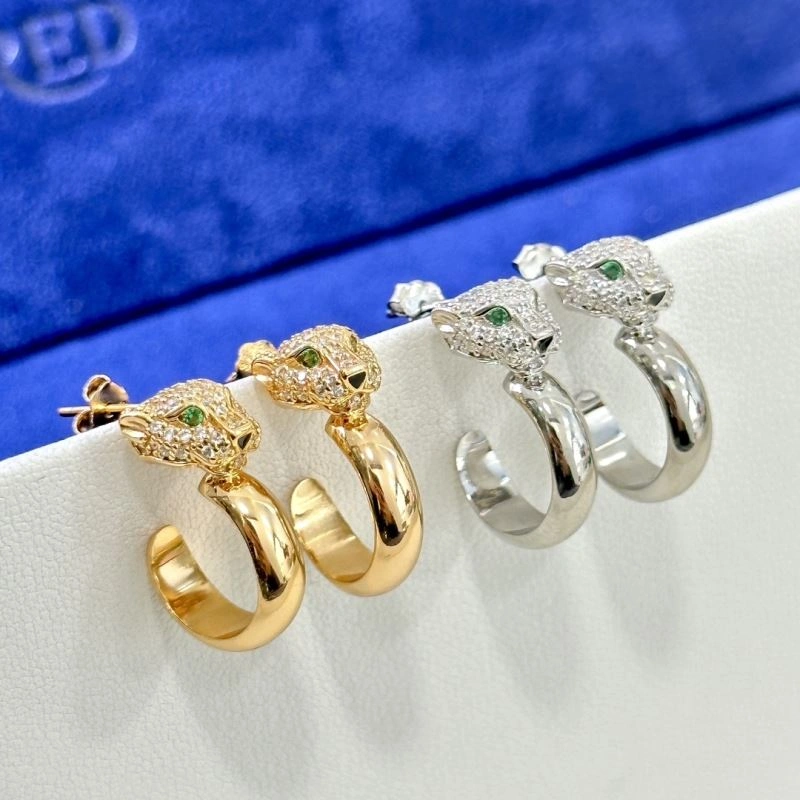 Bright Cartier Earrings 217798
