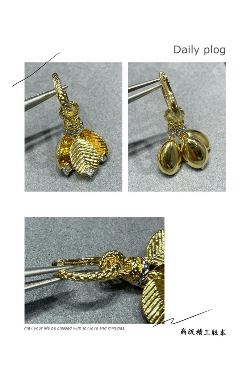 Cartier Earrings Sleek 217316