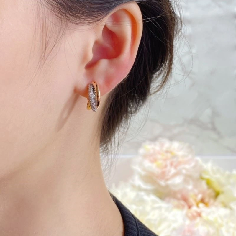 Compact Cartier Earrings 217172