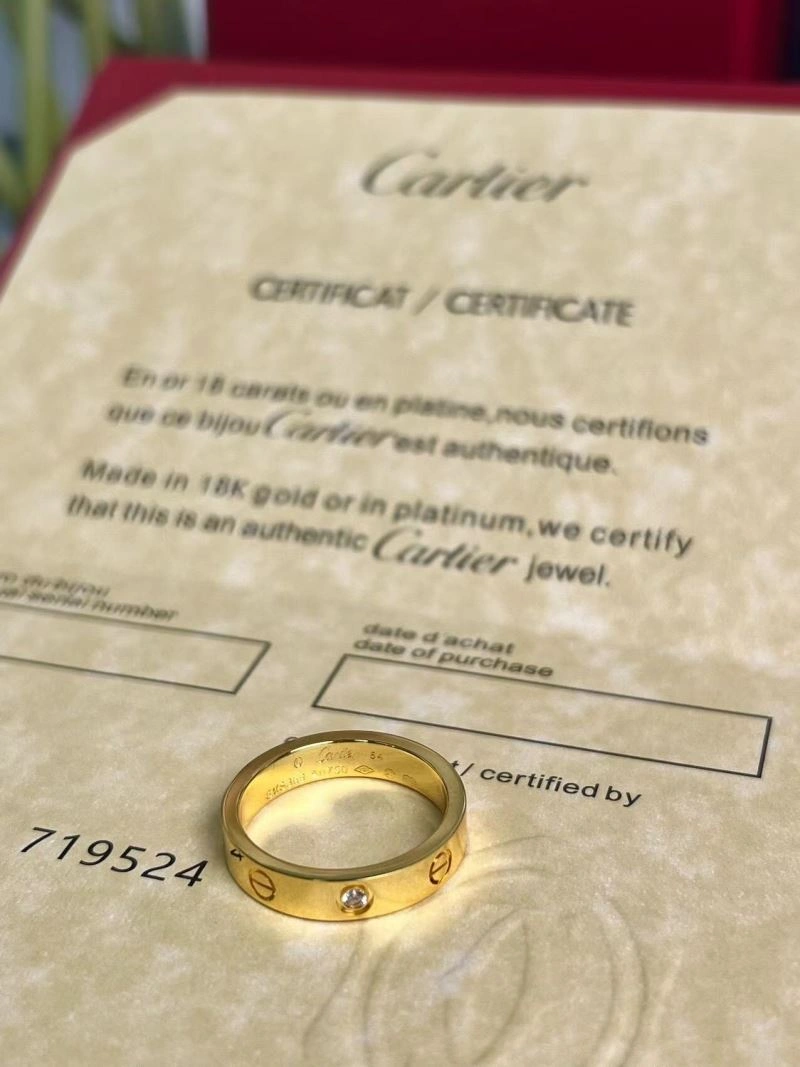 Minimalist Cartier Rings 217522
