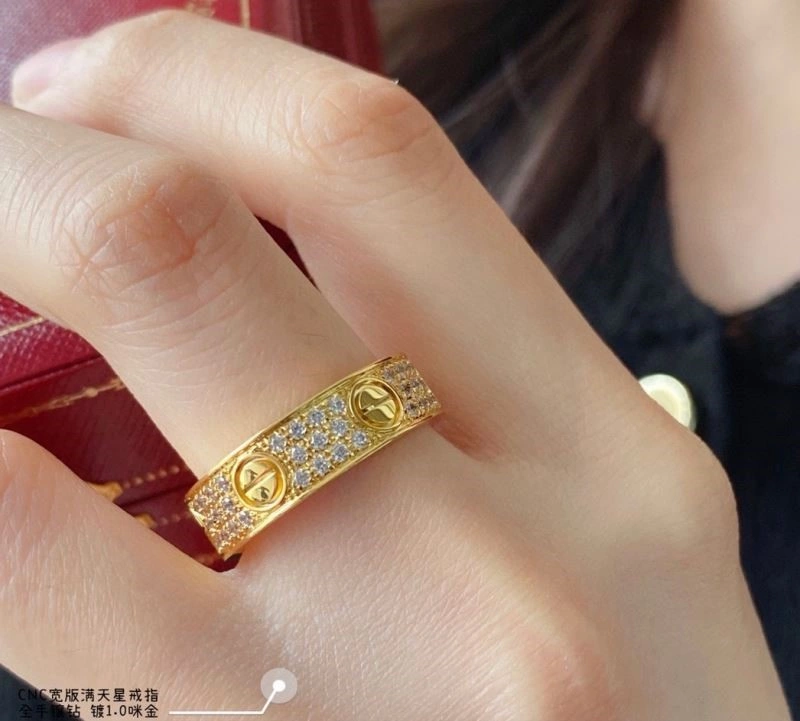Sophisticated Cartier Rings 217394