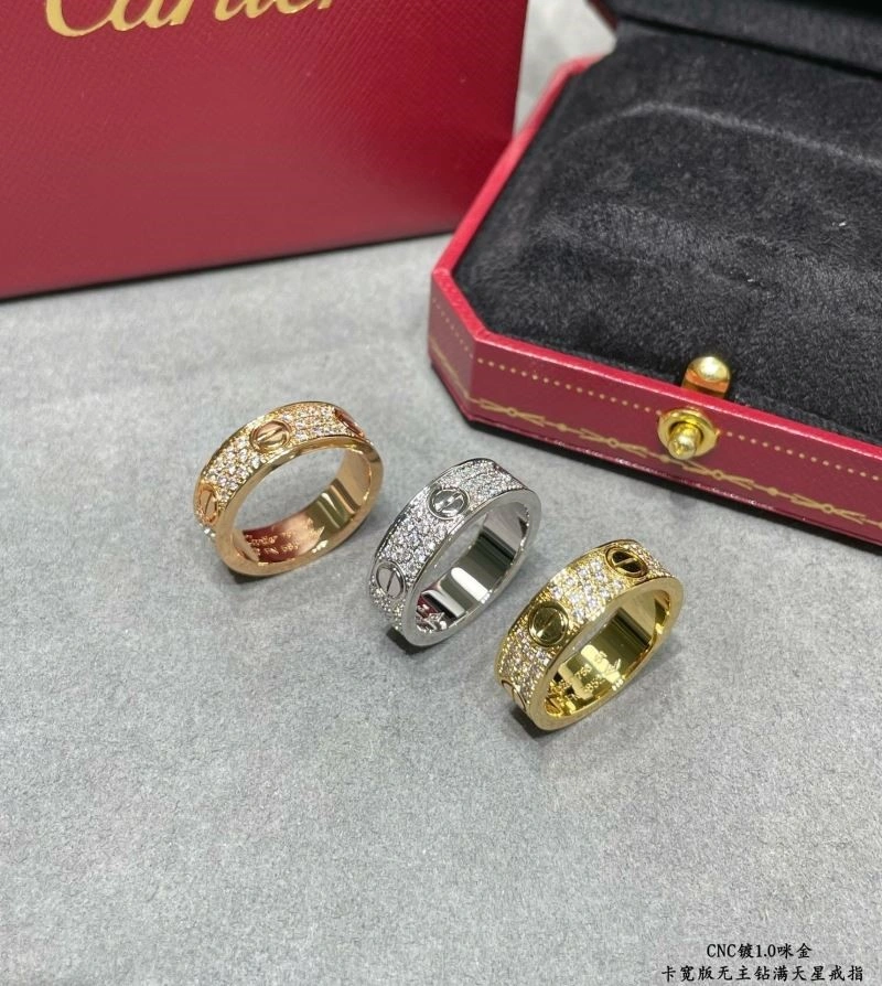 Sophisticated Cartier Rings 217394