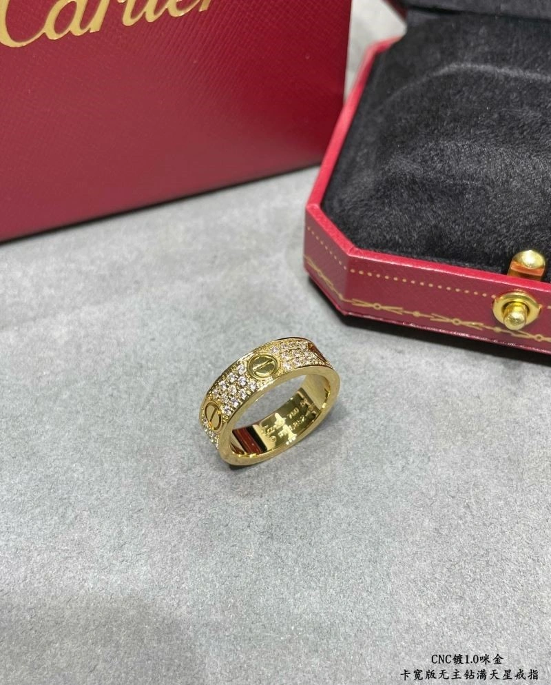 Sophisticated Cartier Rings 217394