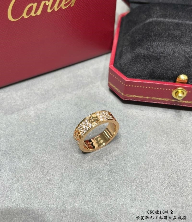 Sophisticated Cartier Rings 217394