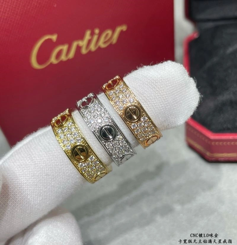 Sophisticated Cartier Rings 217394