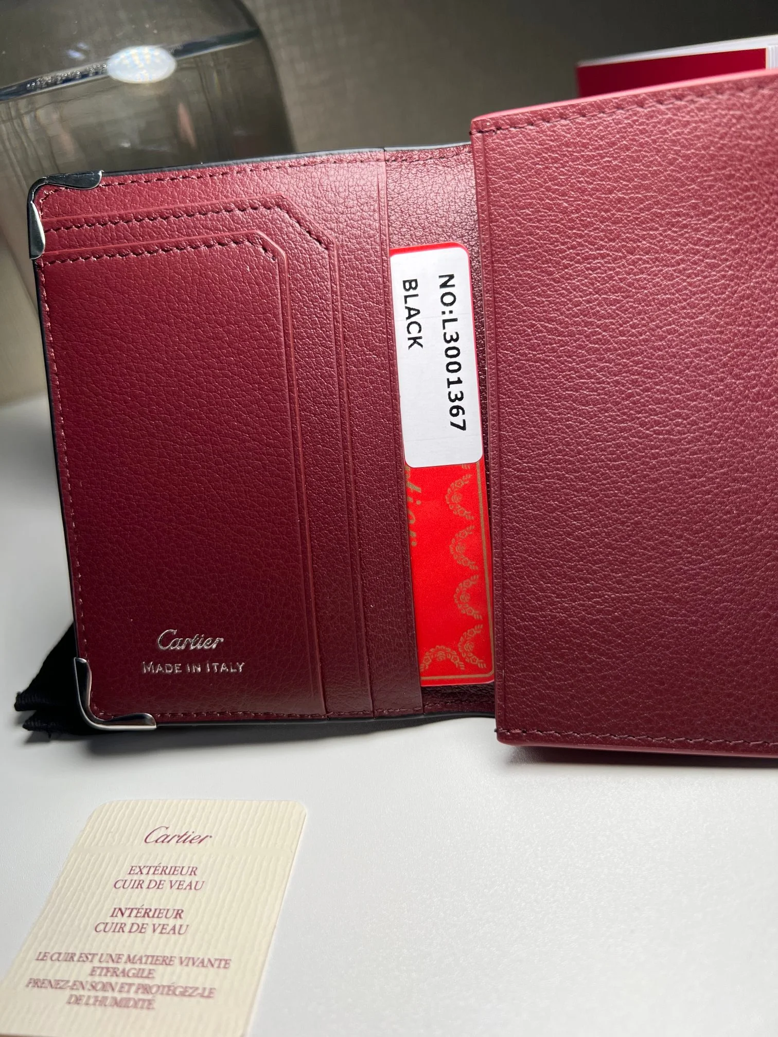 Original Cartier Wallets Purse 38688