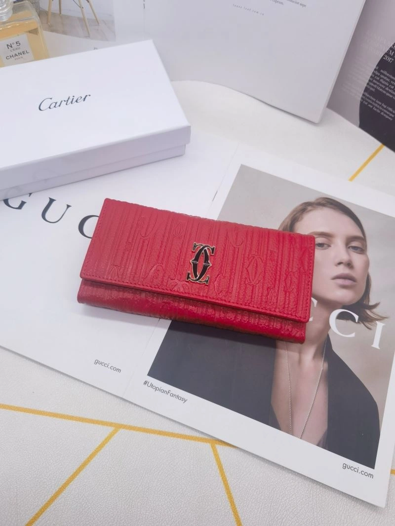 Cartier Wallets Purse Breathable 86540