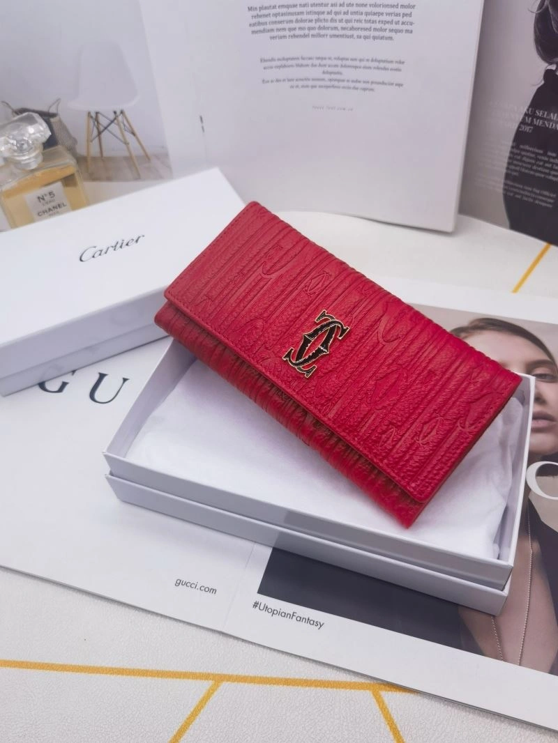 Cartier Wallets Purse Breathable 86540