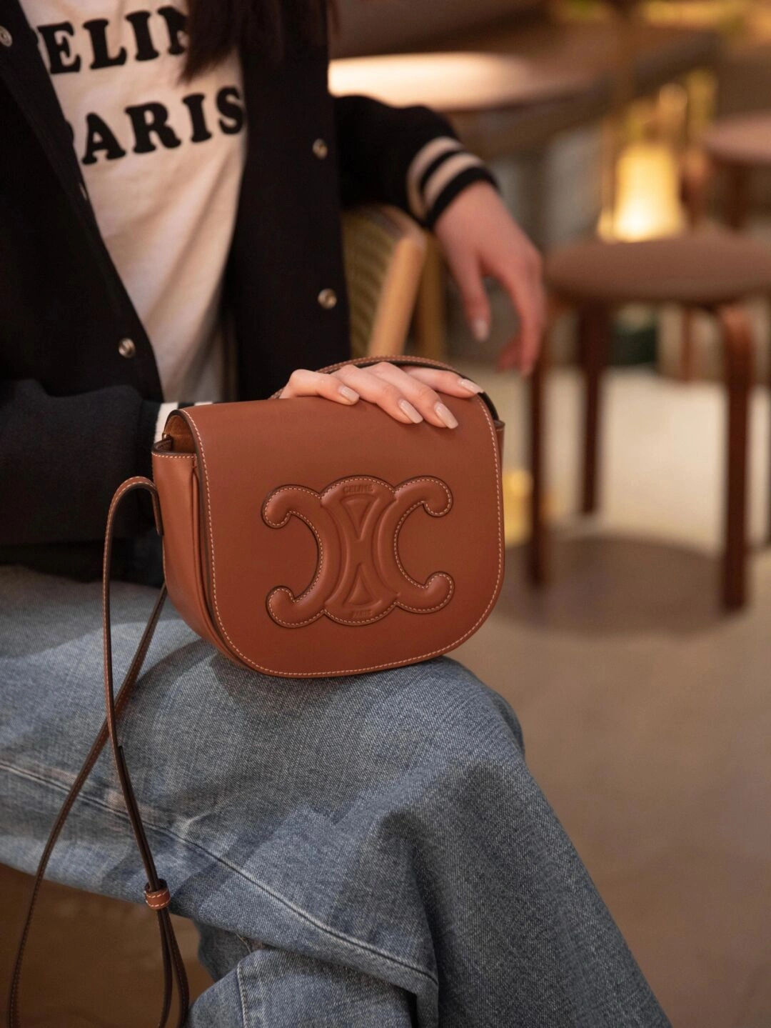 SmoothTexture Celine Besace Bags 94684