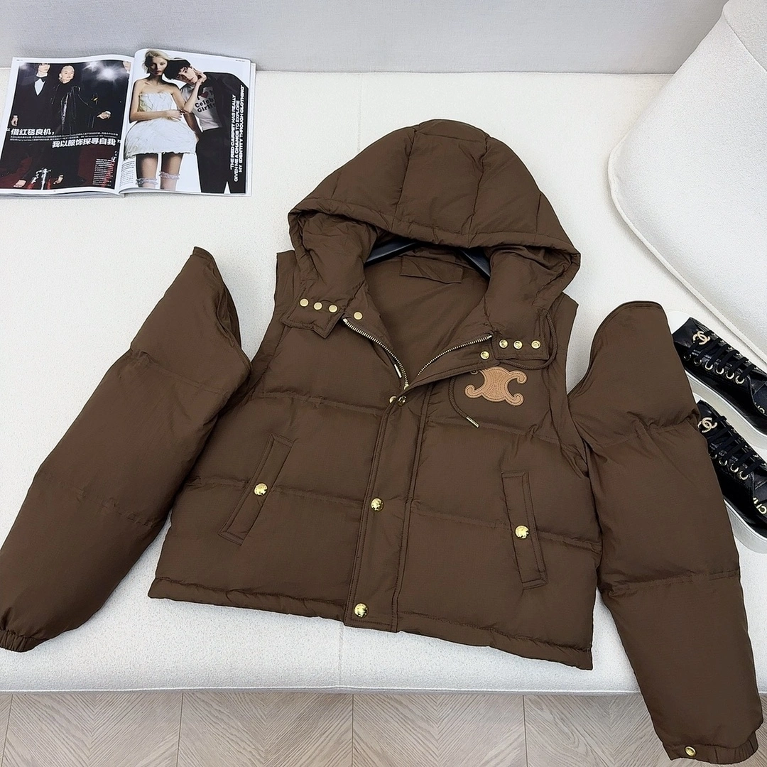 MoistureWicking Celine Down Jackets 107536