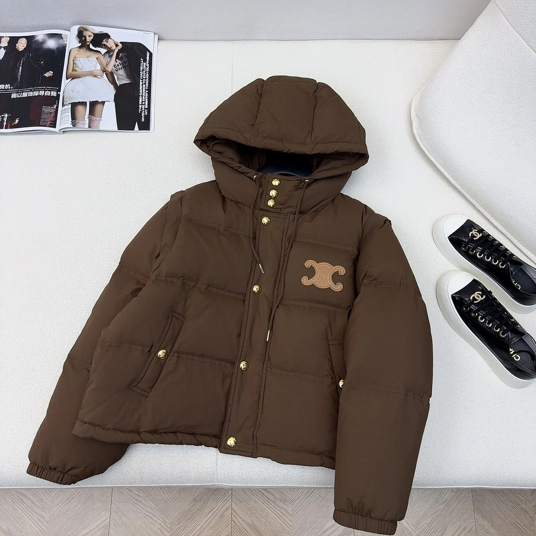 MoistureWicking Celine Down Jackets 107536