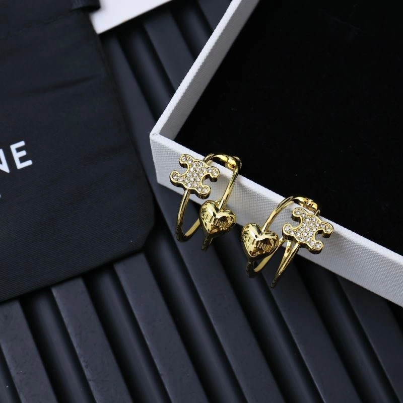 Celine Earrings Minimalist 218614