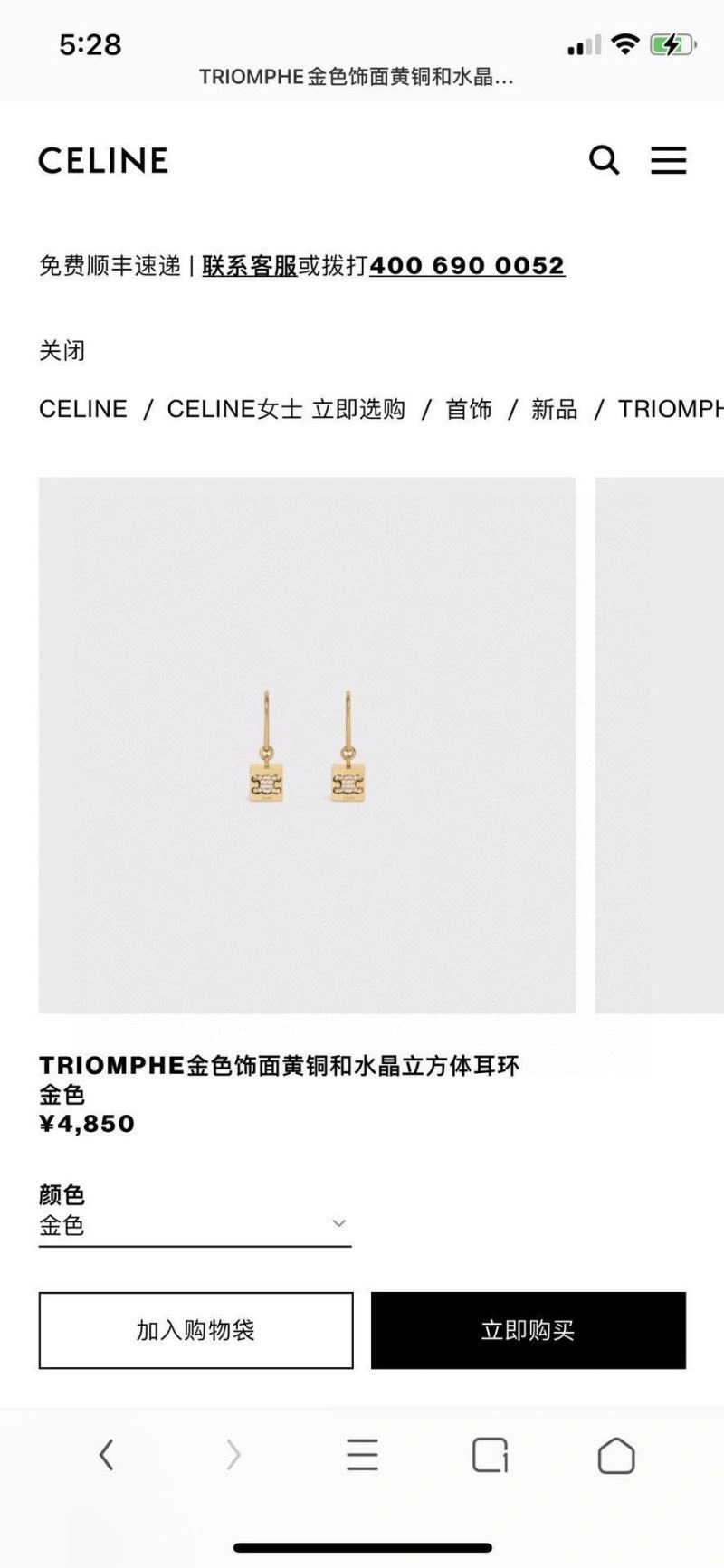 EasyCare Celine Earrings 218630