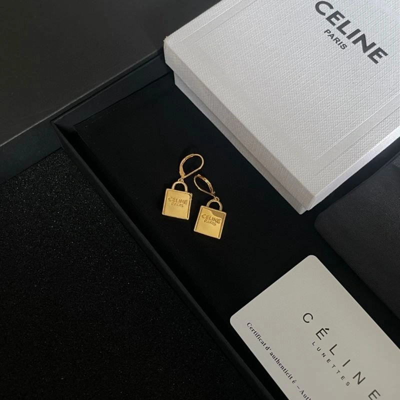 Celine Earrings Minimalist 218517