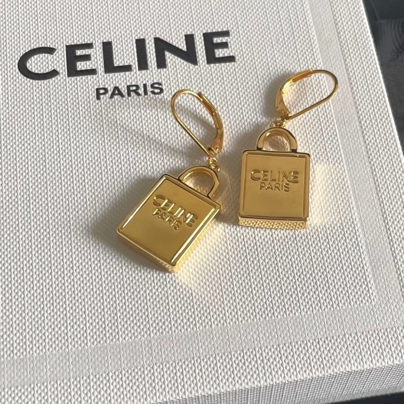 Celine Earrings Minimalist 218517