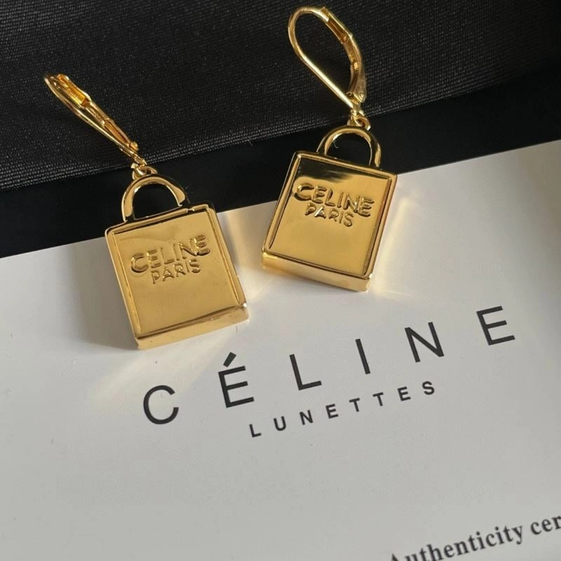 Celine Earrings Minimalist 218517