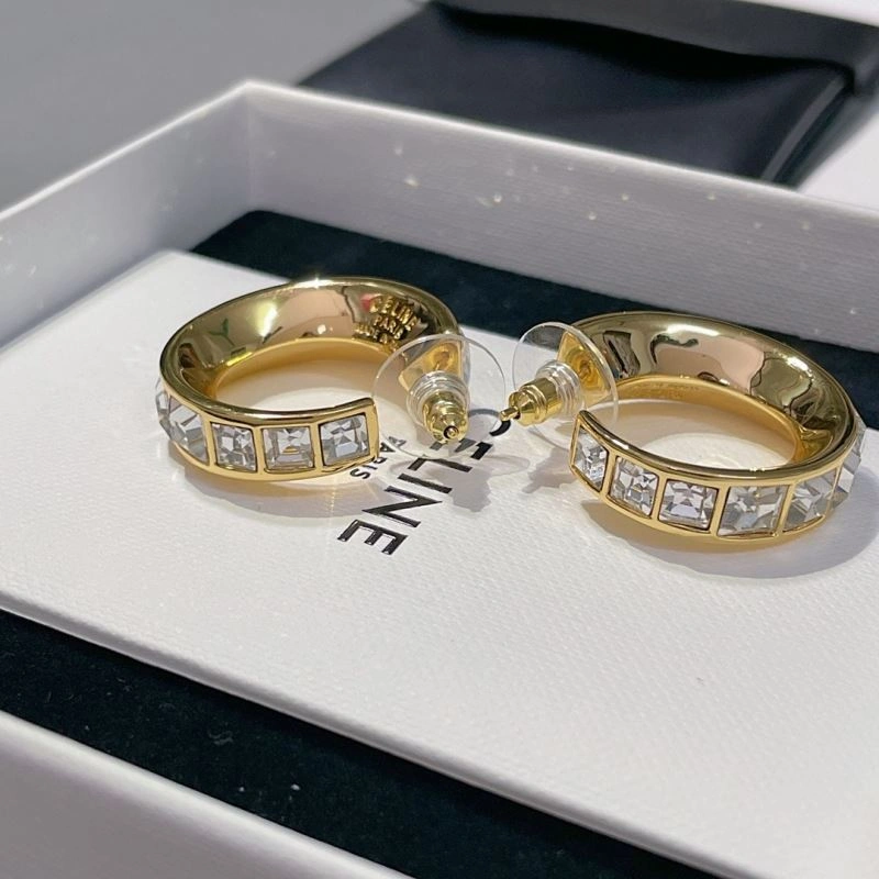 Celine Earrings Minimalist 218395