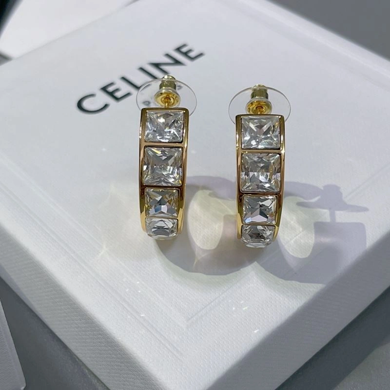Celine Earrings Minimalist 218395