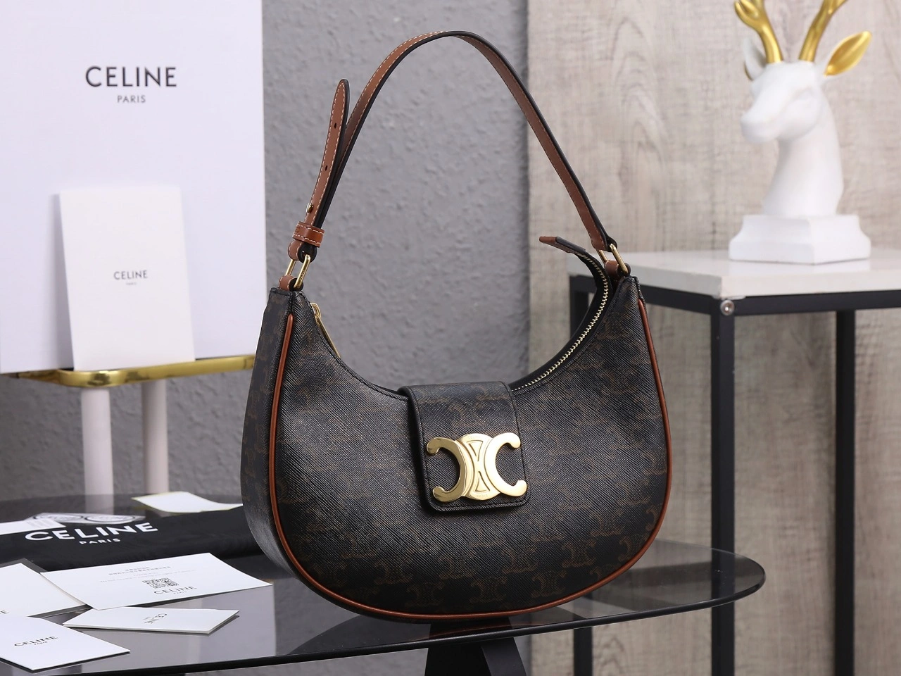 Celine Hobo Bags Elegant 78504