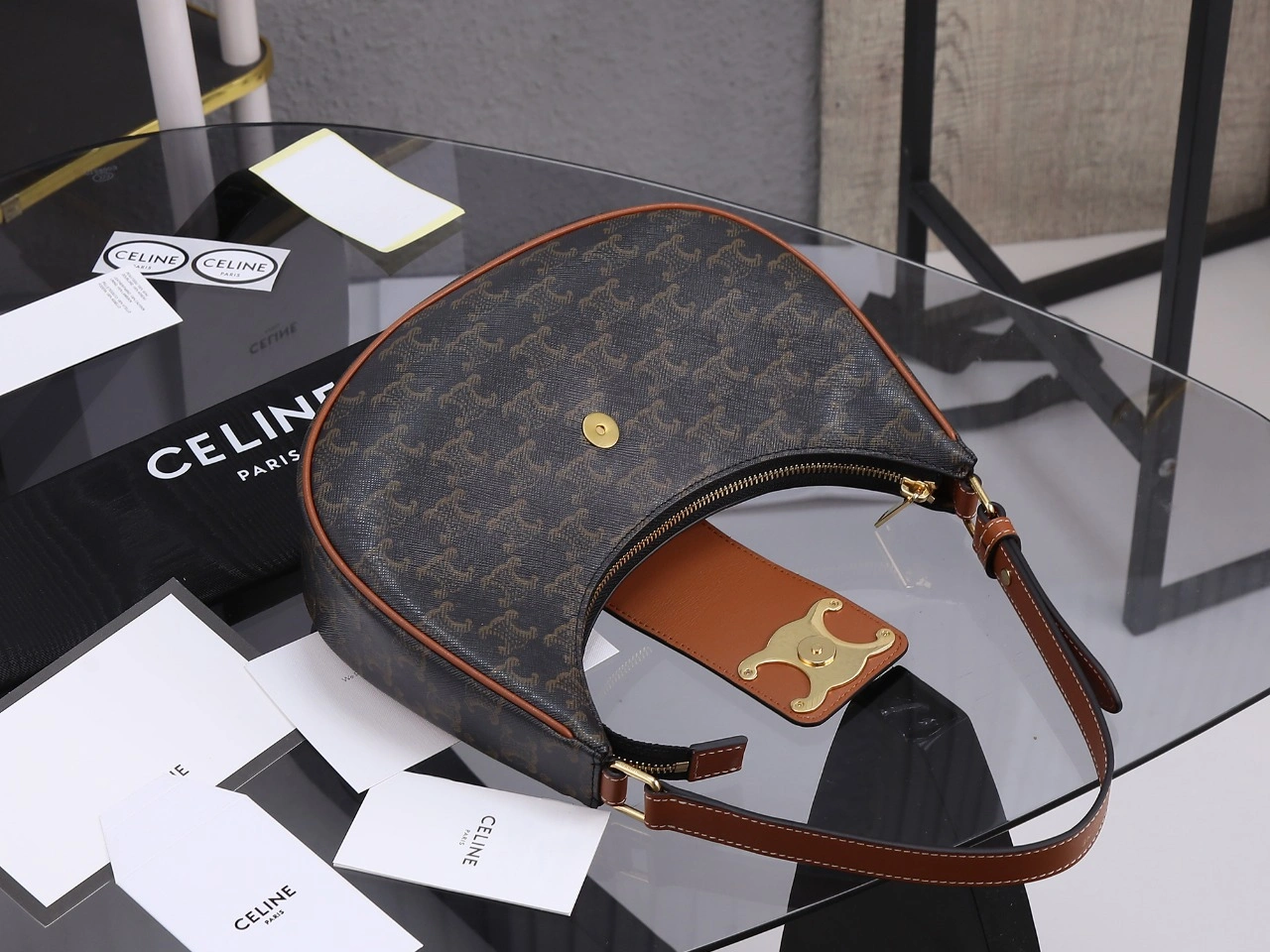 Celine Hobo Bags Elegant 78504