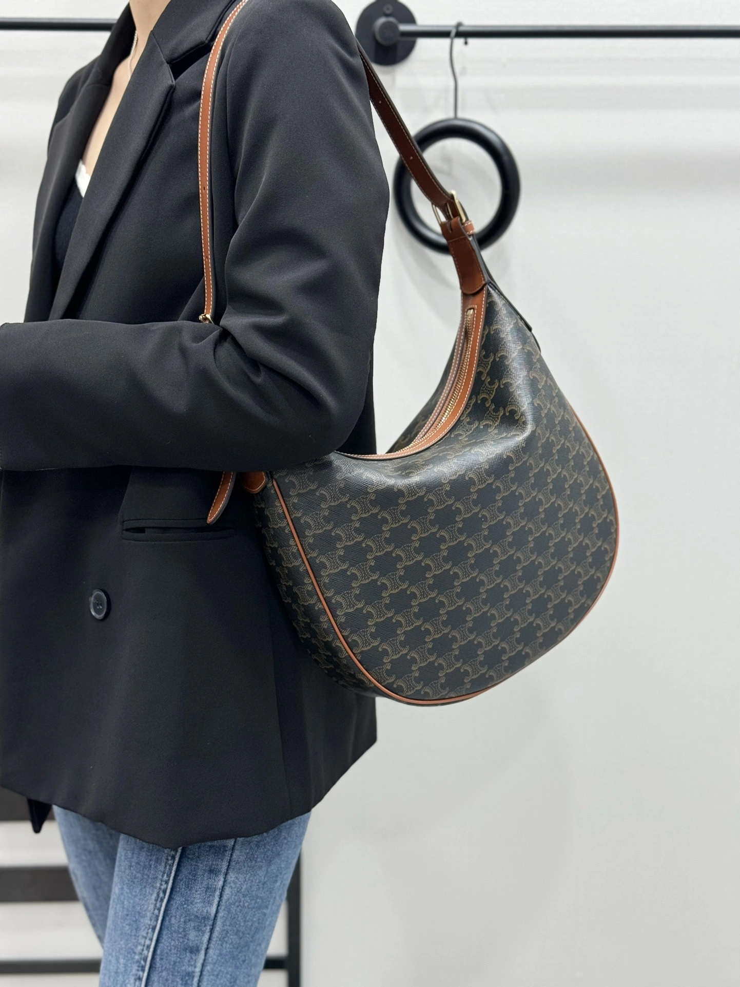 Compact Celine Hobo Bags 94649