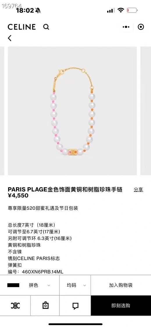 Original Celine Necklaces 218762