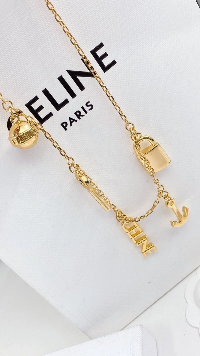 Sleek Celine Necklaces 218116
