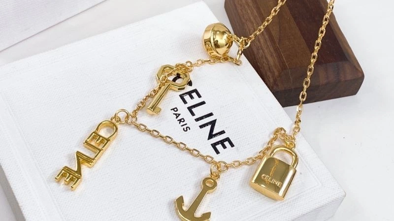Sleek Celine Necklaces 218116