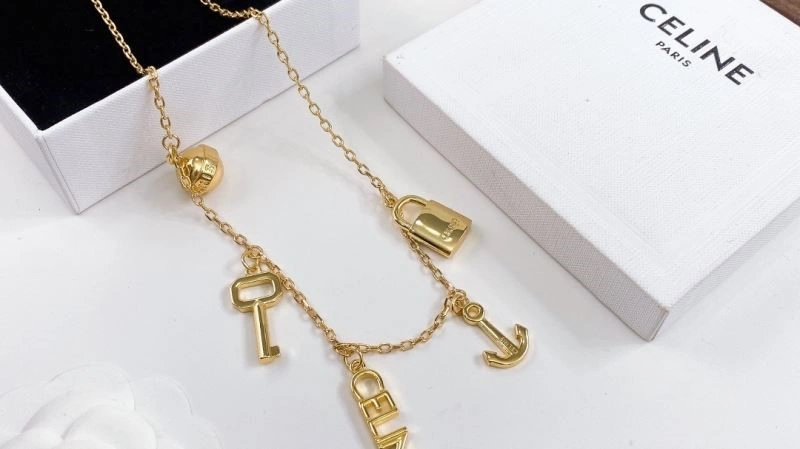 Sleek Celine Necklaces 218116