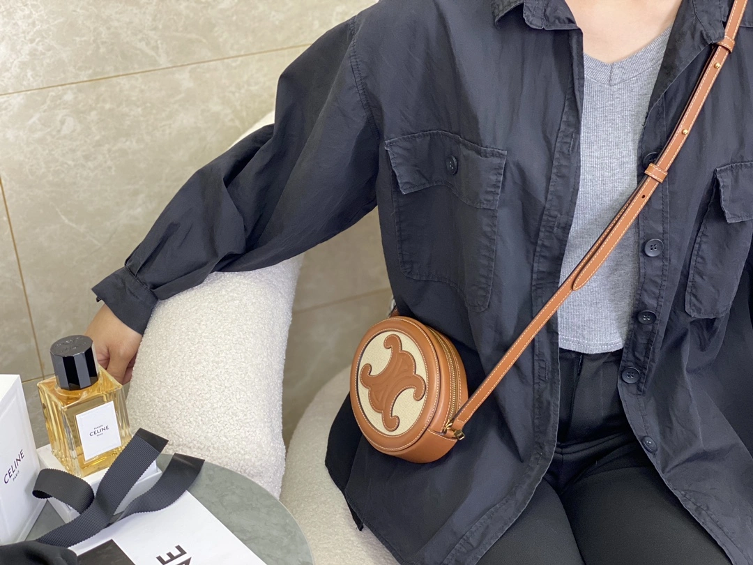 Stretchable Celine Round Bags 94592