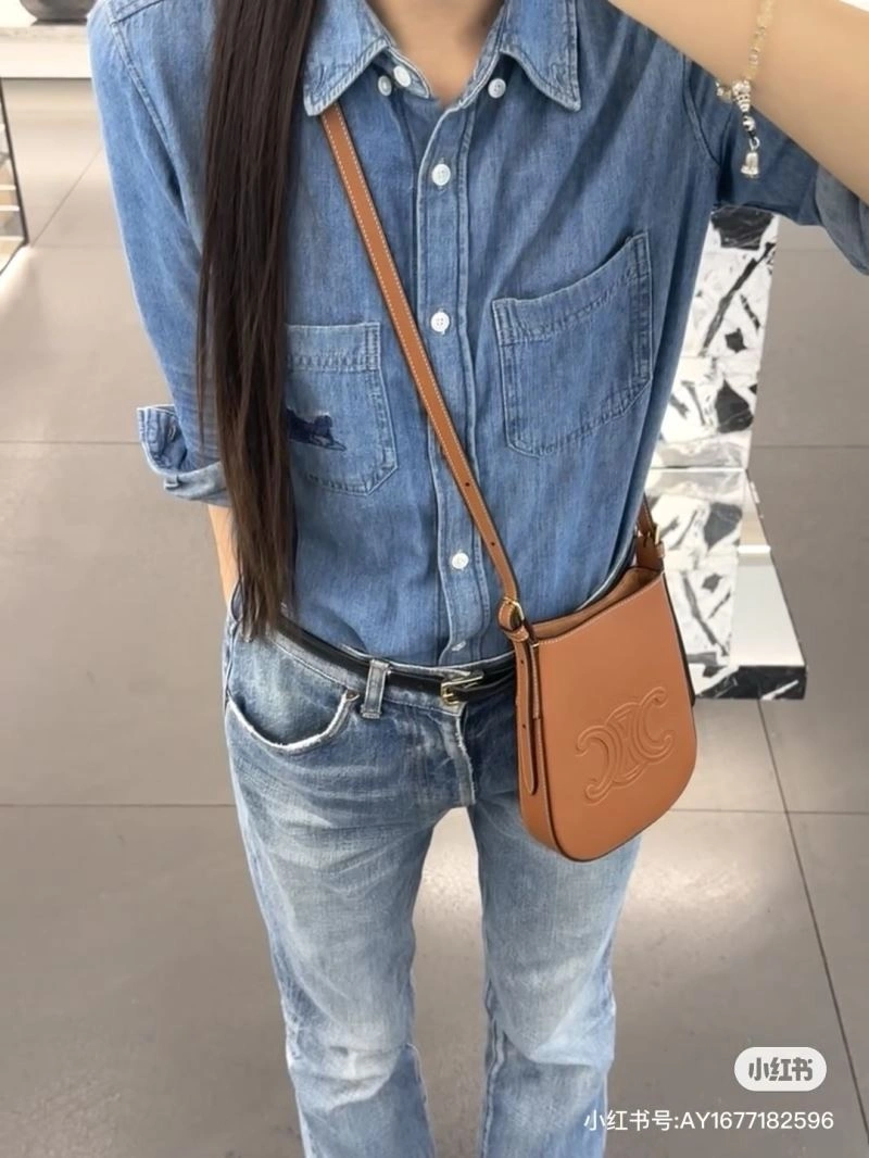 Celine Satchel Bags Compact 60431