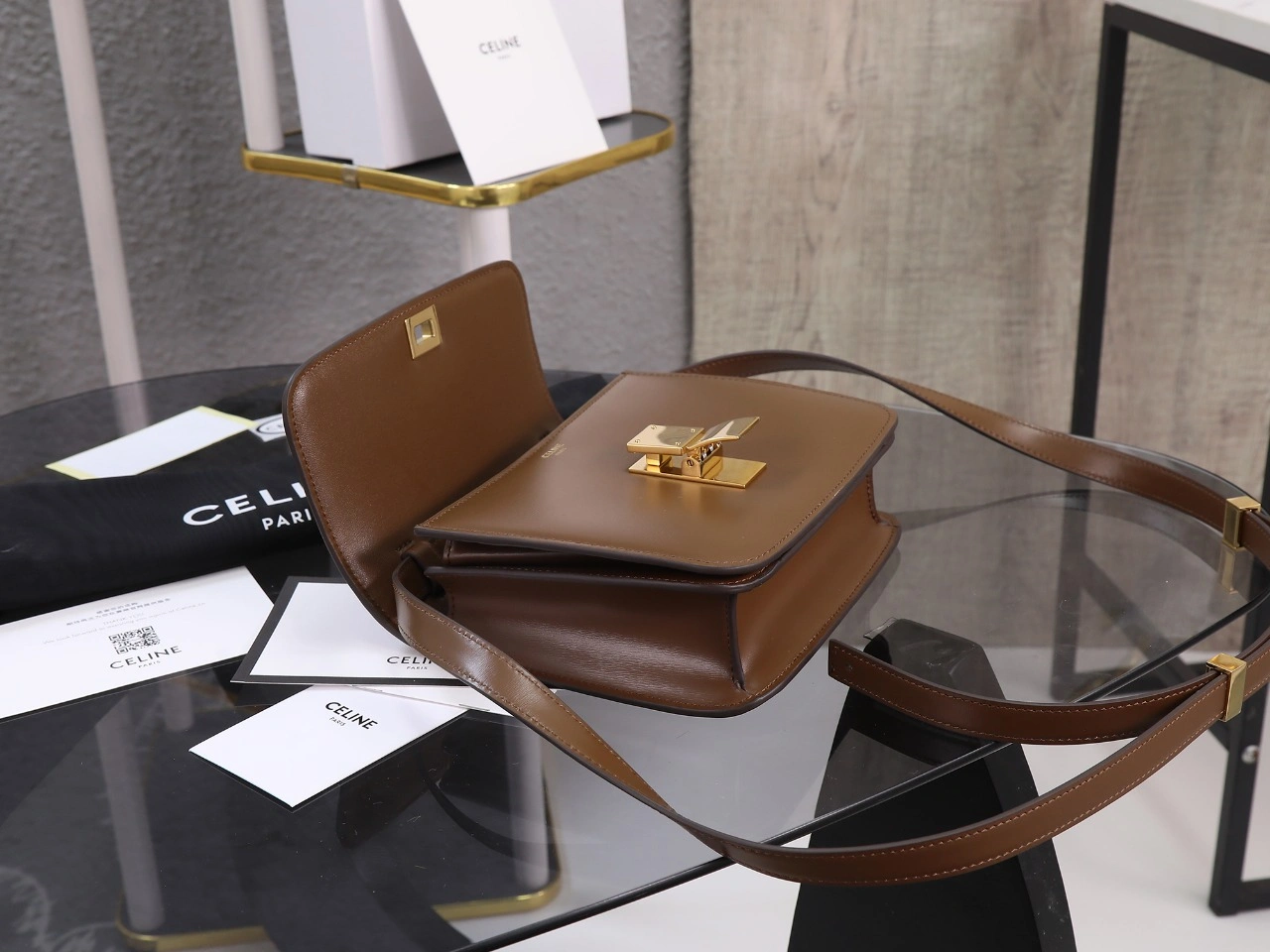 Celine Satchel Bags Premium 78455