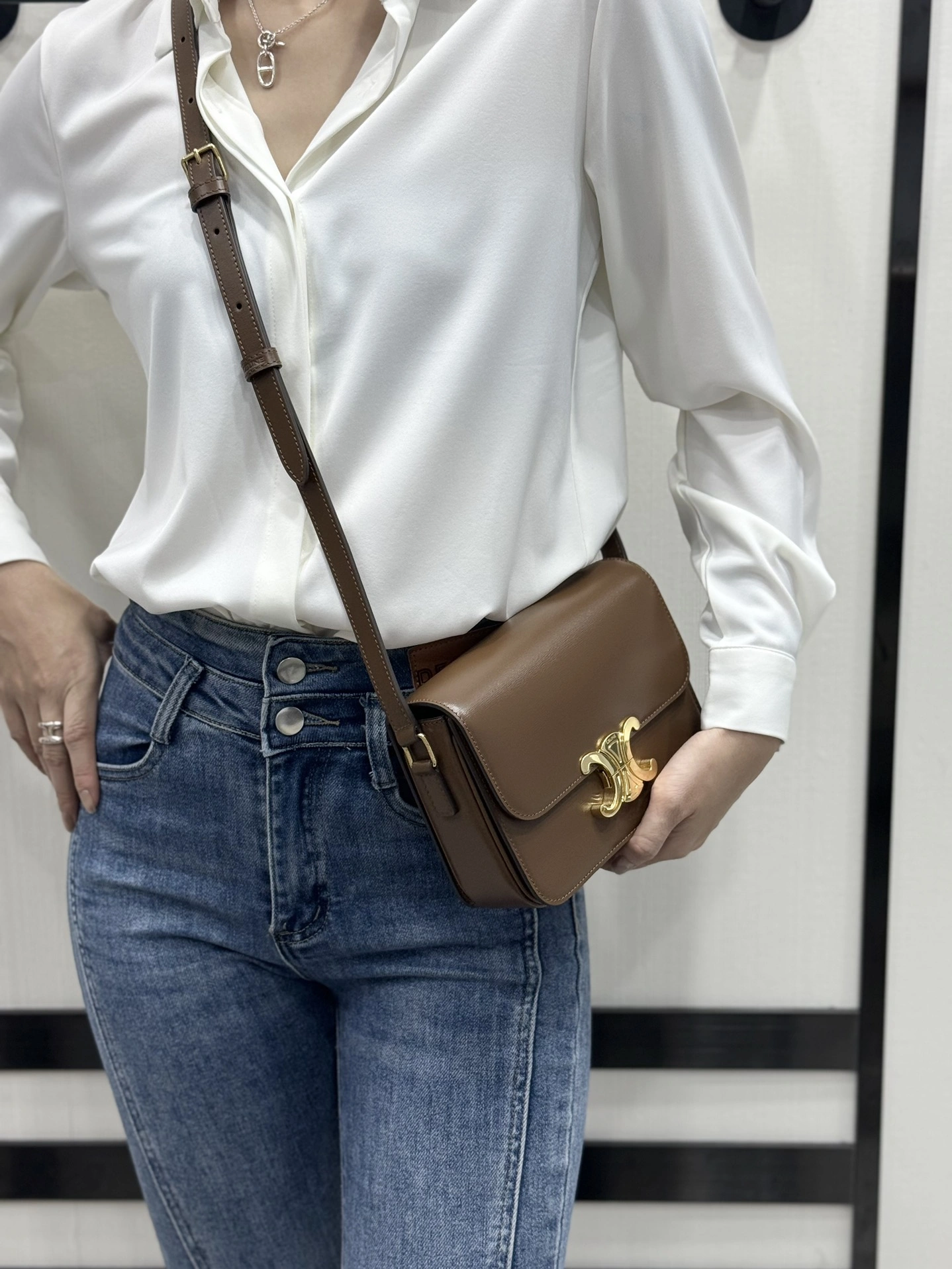 SmoothTexture Celine Satchel Bags 94586