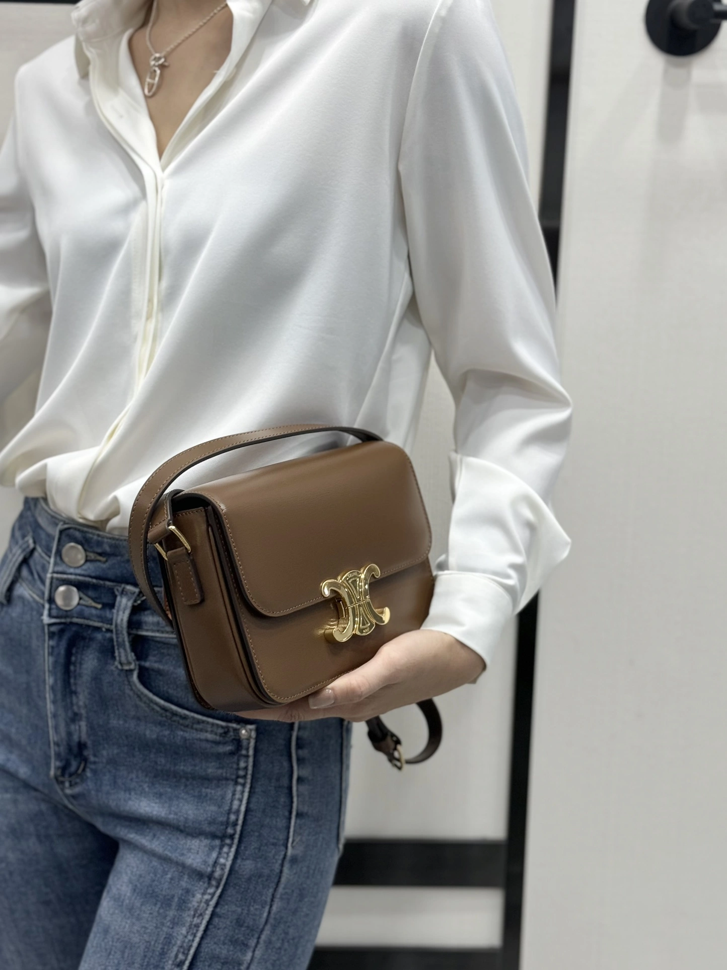 SmoothTexture Celine Satchel Bags 94586