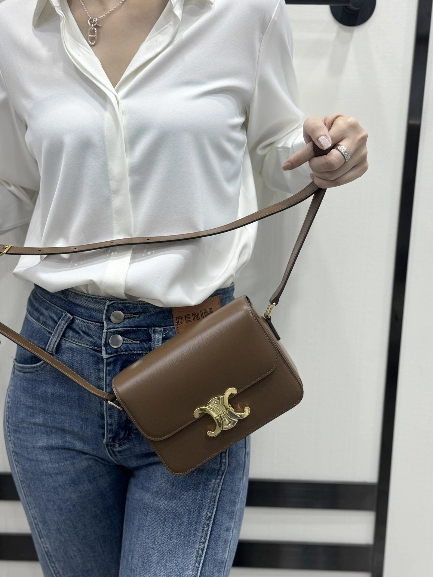 SmoothTexture Celine Satchel Bags 94586