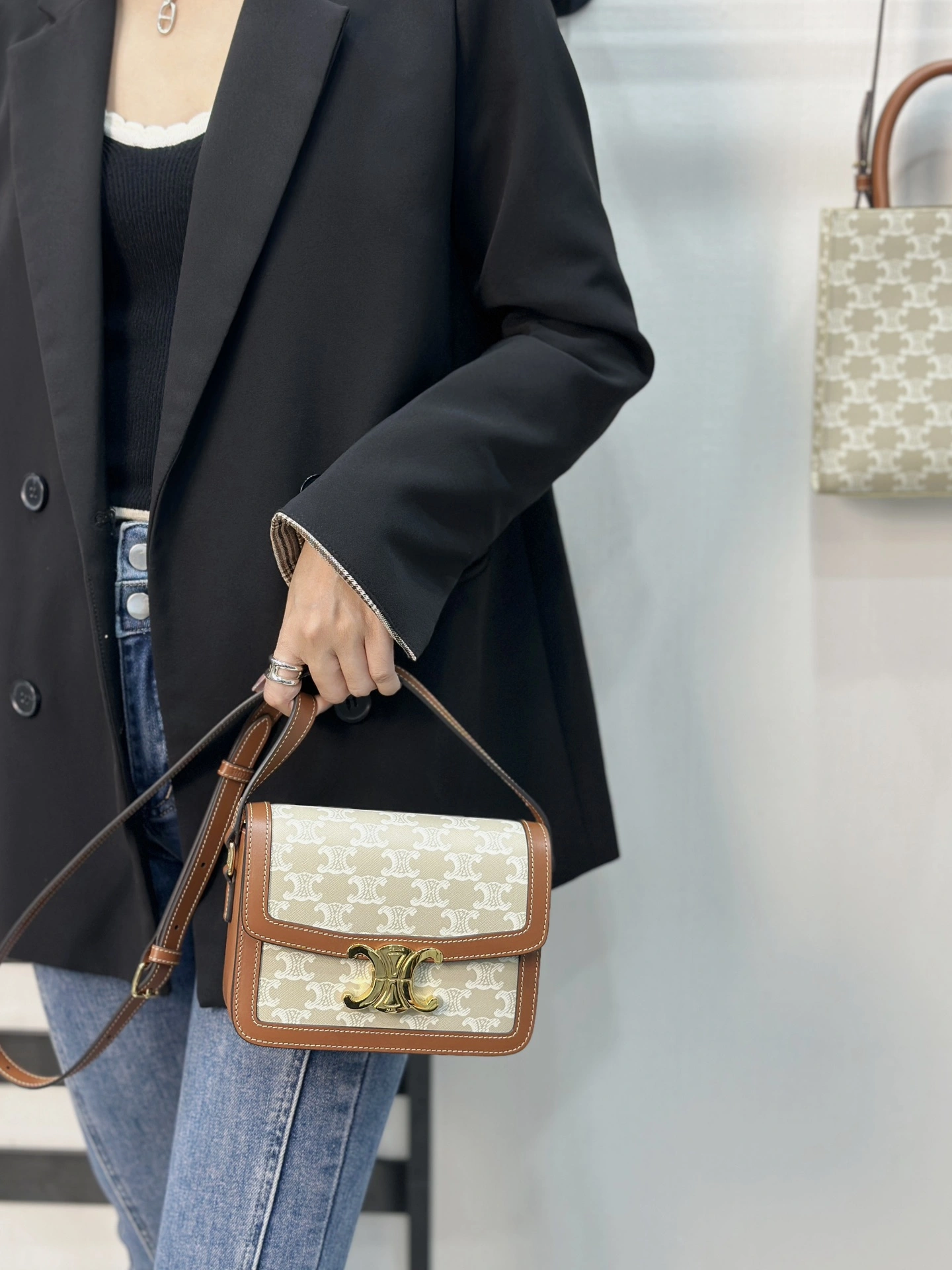 Celine Satchel Bags Bright 94587