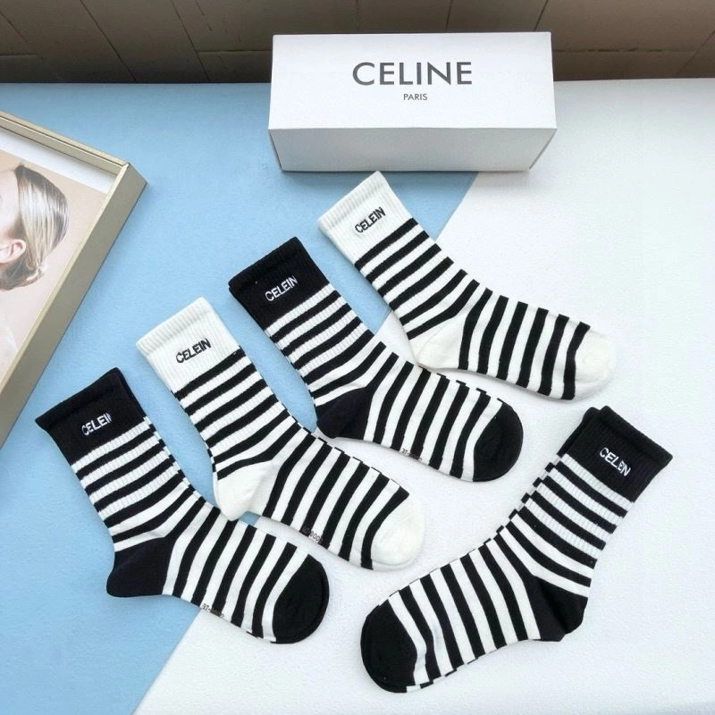 Sporty Celine Socks 274007