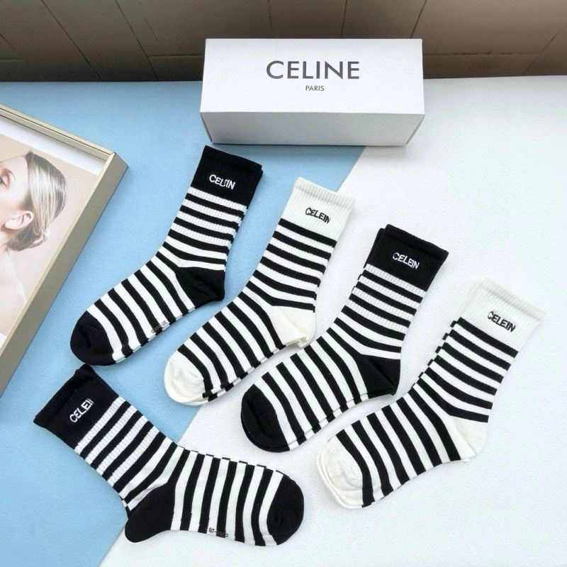 Sporty Celine Socks 274007