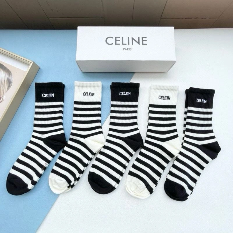 Sporty Celine Socks 274007