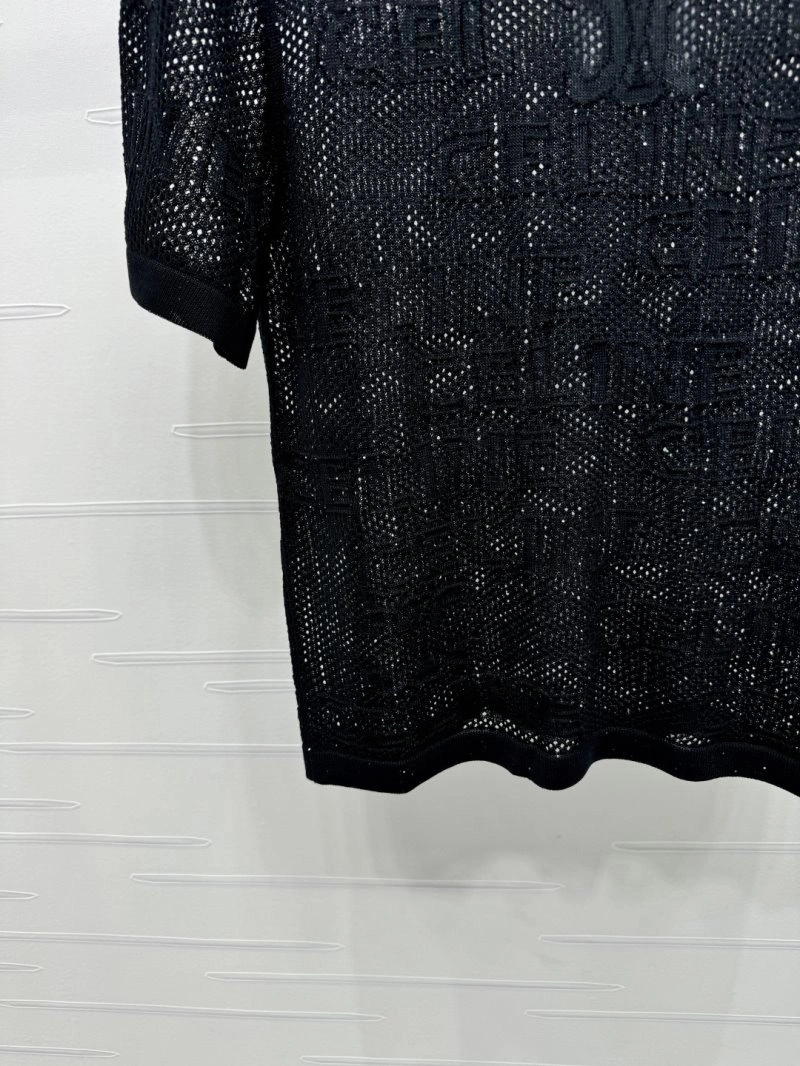 Celine T-Shirts Stretchable 106957