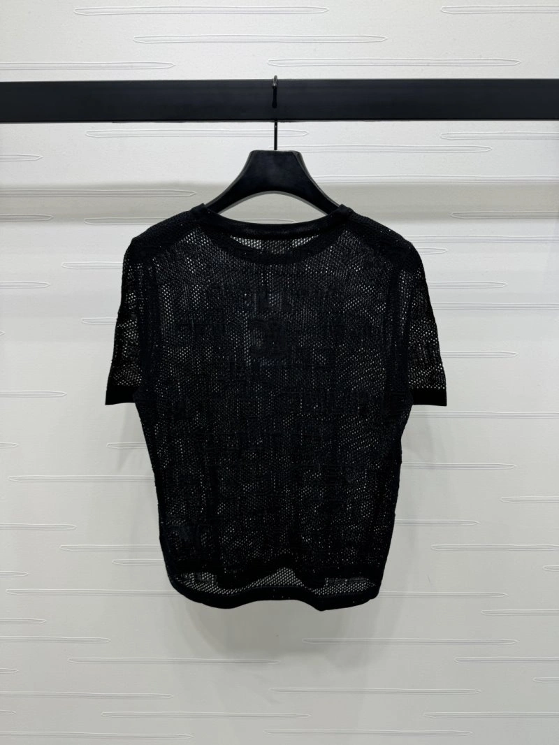 Celine T-Shirts Stretchable 106957