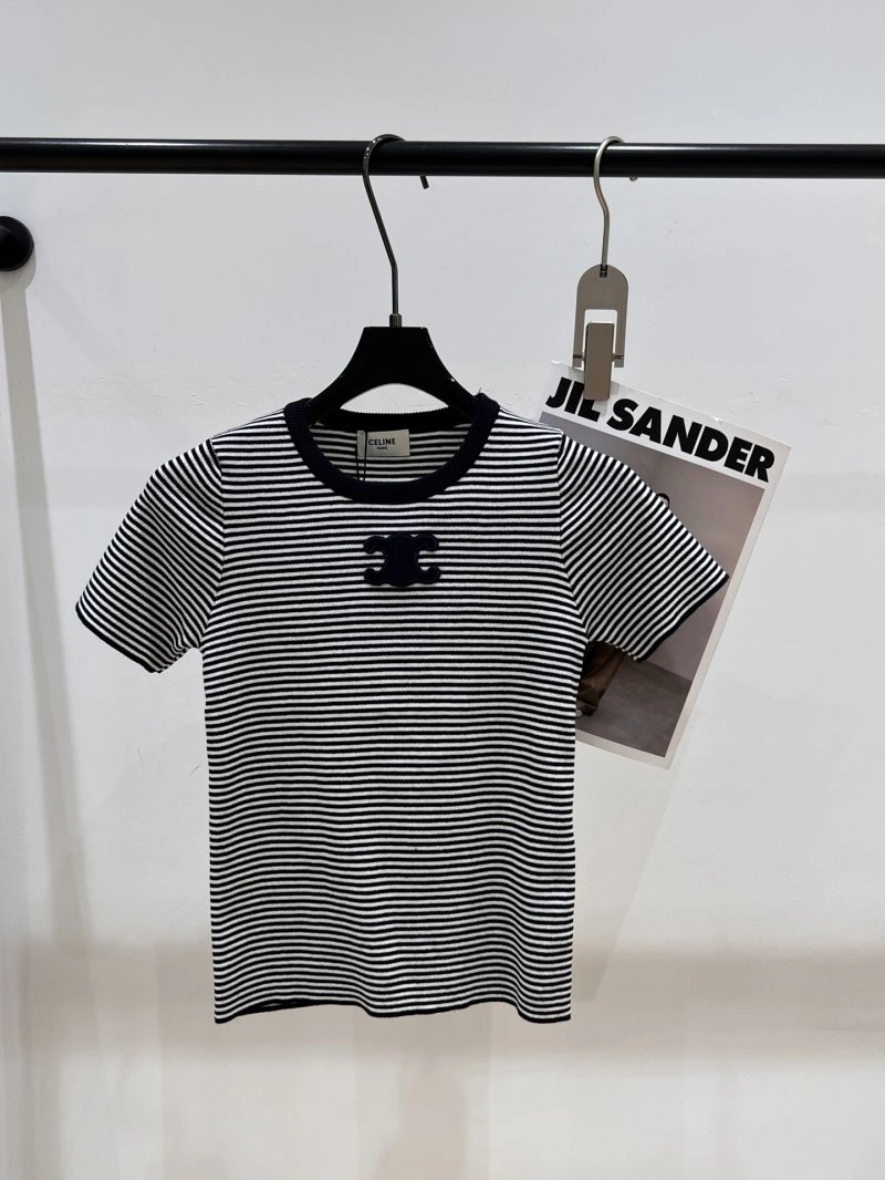 Celine T-Shirts Breathable 107085