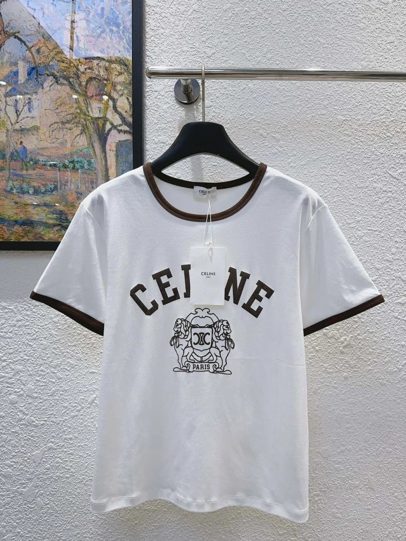 Celine T-Shirts Unique 107042