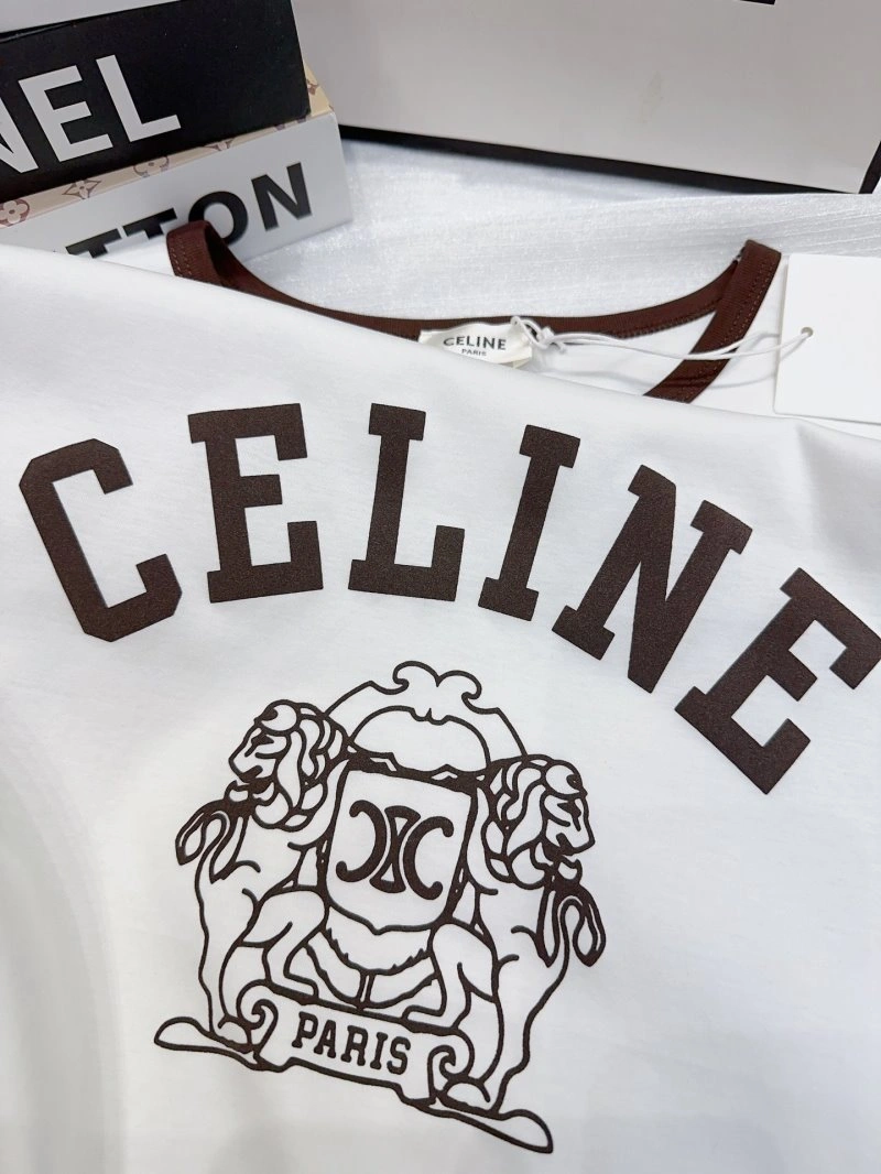 Celine T-Shirts Unique 107042